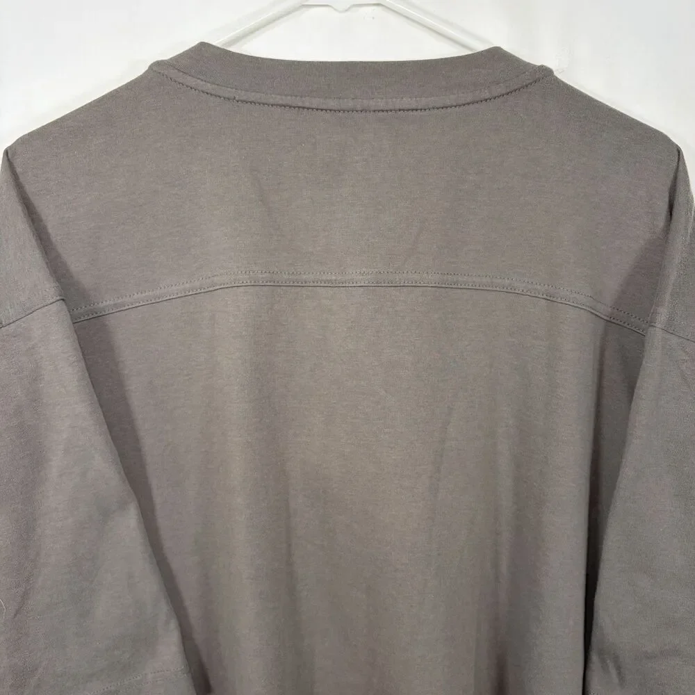Duluth Trading Henley T Shirt Mens Size 2XL XXL Gray Short Sleeve Coolmax Poly - Picture 11 of 11